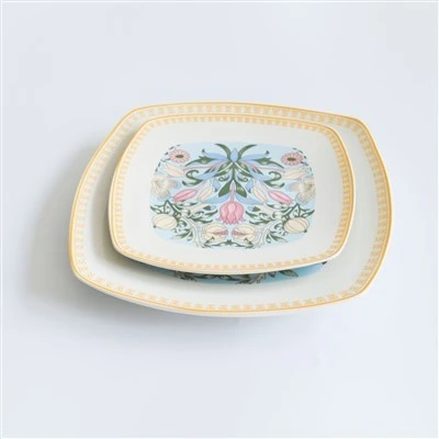Dinnerware Set With Decal Flower